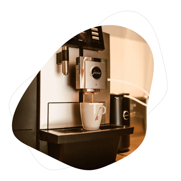 Jura koffiemachine koffie op het werk