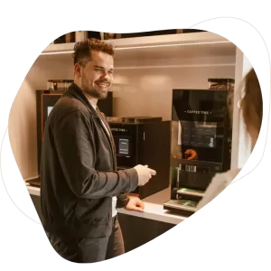 koffie op het werk